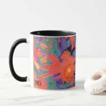 Super Nova by Calli Colourful Abstract Art Mug 