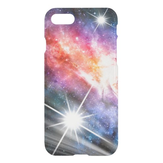 Super Nova Galaxy Space Rainbow Nebula Blue Pink Uncommon Iphone