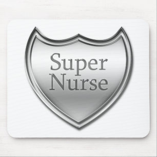 Super Nurse Emblem Mouse Pad