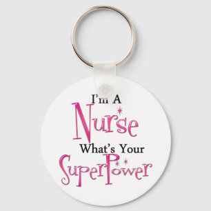 Super Nurse Keychain
