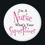 Super Nurse Magnet<br><div class="desc">Fun gifts for a super nurse</div>