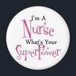Super Nurse Magnet<br><div class="desc">Fun gifts for a super nurse</div>