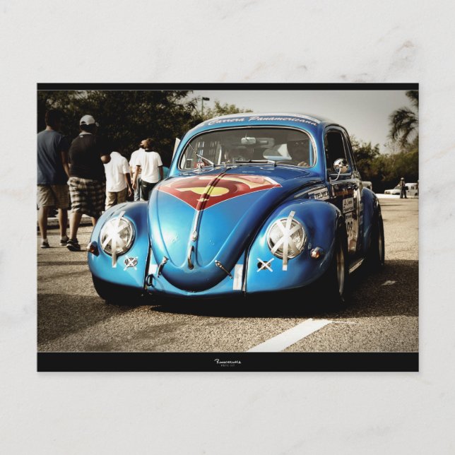 SUPER OVAL Postcard (Front)