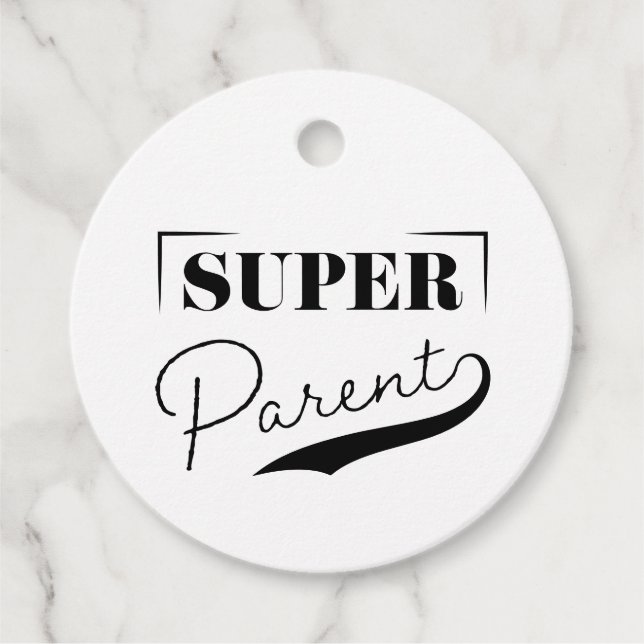 Super Parent Favour Tags (Front)