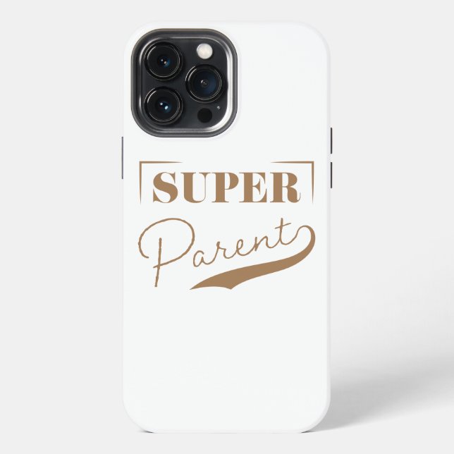 Super Parent iPhone Case (Back)