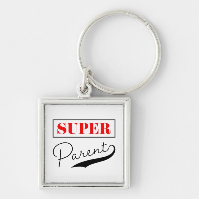 Super Parent Keychain (Front)