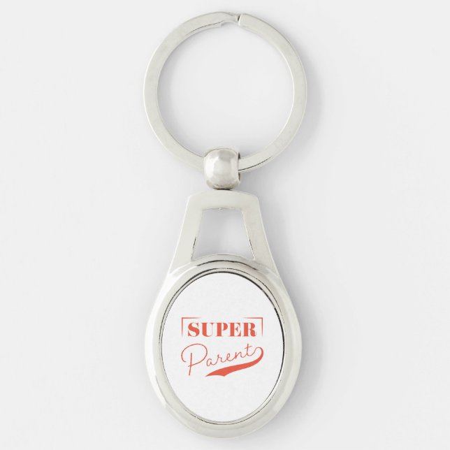 Super Parent Keychain (Front)