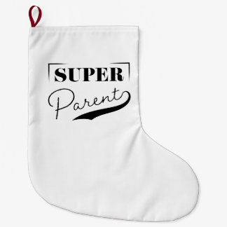 Super Parent Large Christmas Stocking