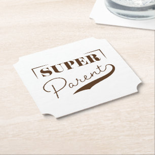 Super Parent Paper Coaster