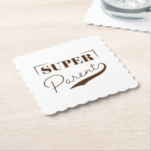 Super Parent Paper Coaster