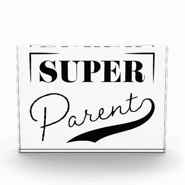 Super Parent Photo Block (Front)