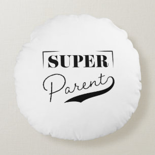 Super Parent Round Pillow