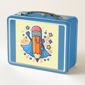 Super Pencil Metal Lunch Box