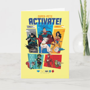 Super-Pets & Justice League - Activate! Card