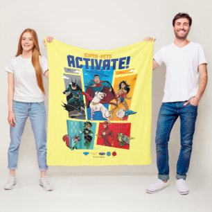 Super-Pets & Justice League - Activate! Fleece Blanket