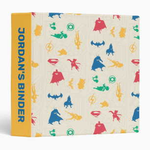 Super-Pets & Justice League Silhouette Pattern Binder