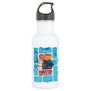 Super-Pets & Justice League - Tighten Your Collars 532 Ml Water Bottle