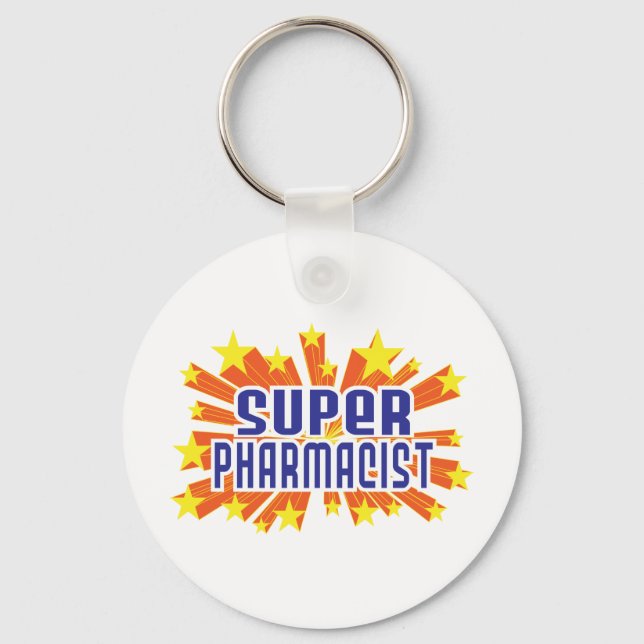 Super Pharmacist Keychain (Front)