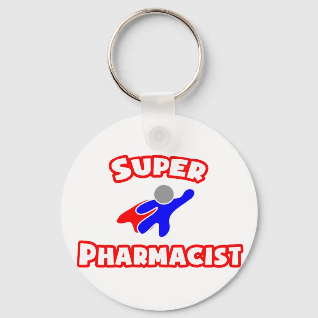 Super Pharmacist Keychain (Front)