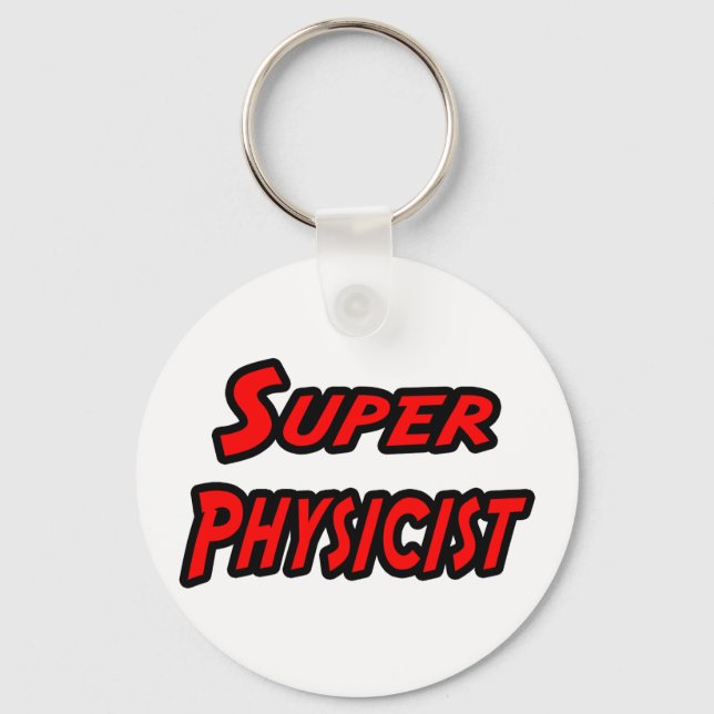 Super Physicist Keychain (Front)