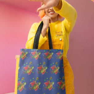 Super Pickleman Funny Dark Blue  Tote Bag