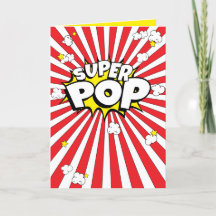 SUPER POP ! Amusant, Corny, Pun Popcorn Carte blan