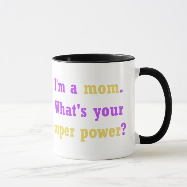Super Power Mom Mug (Right)