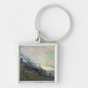 Super power steam engine, 1935 keychain