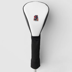 Super Power Superhero Dachshund Dog Golf Head Cover
