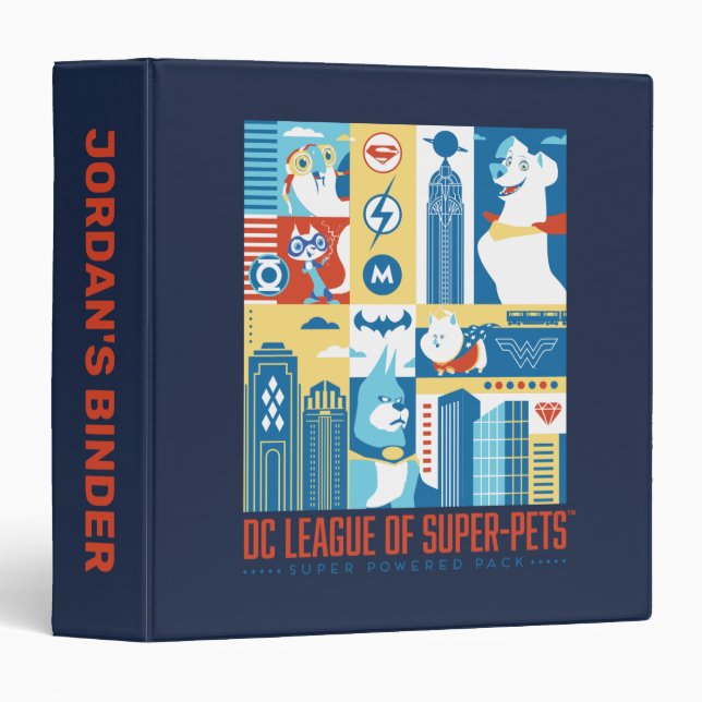 Super Powered Pack Art Deco Metropolis Binder (Front/Spine)