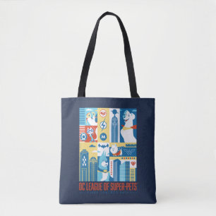 Super Powered Pack Art Deco Metropolis Tote Bag