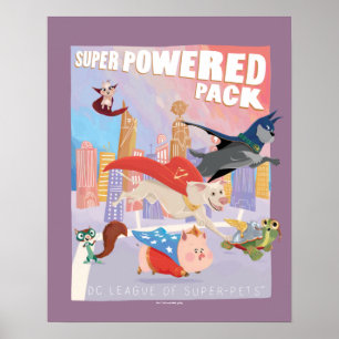 Super Powered Pack Metropolis Illustration Poster