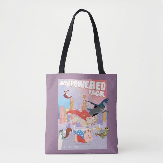 Super Powered Pack Metropolis Illustration Tote Bag (Front)