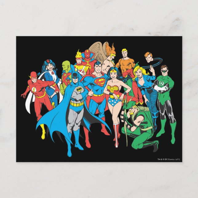 Super Powers™ Collection 2 Postcard (Front)