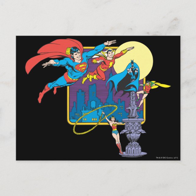 Super Powers™ Collection 5 Postcard (Front)