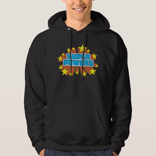 Super Powers™  Logo Blue Hoodie (Front)