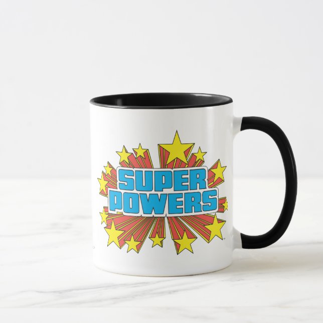 Super Powers™  Logo Blue Mug (Right)