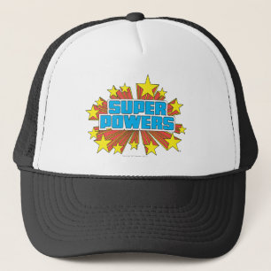 Super Powers™ Logo Blue Trucker Hat
