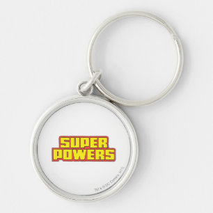 Super Powers™ Logo Yellow Keychain