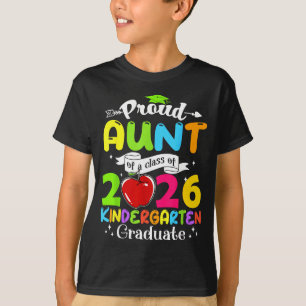 Super proud aunt of 2026 graduate awesome family T-Shirt