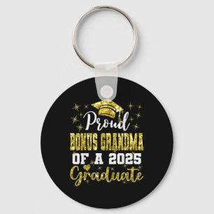 Super Proud Bonus Grandma Of 2025 Graduate Graduat Keychain