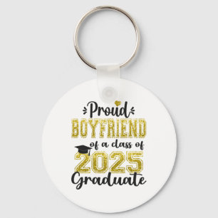 Super Proud Boyfriend Of 2025 Graduate Graduation  Keychain