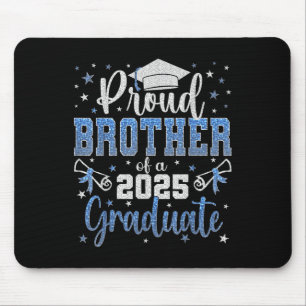 Super Proud Brother Of 2025 Graduate Graduation Fa Mouse Pad