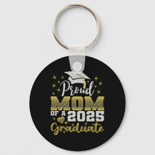 Super Proud Mom Of 2025 Graduate Awesome Family Co Keychain