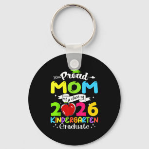 Super proud mom of 2026 graduate awesome family keychain