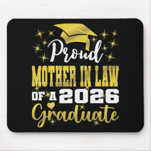 Super Proud Mother In Law Of 2026 Graduate Graduat Mouse Pad