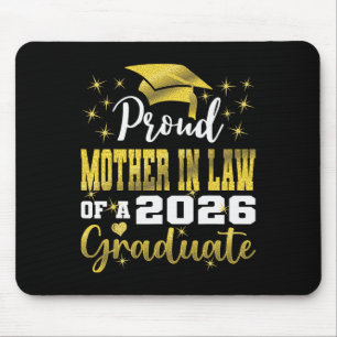 Super Proud Mother In Law Of 2026 Graduate Graduat Mouse Pad