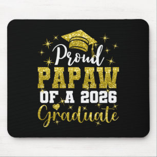 Super Proud Papaw Of 2026 Graduate Senior Graduati Mouse Pad