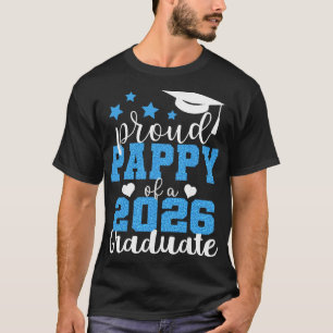 Super Proud Pappy Of 2026 Graduate Senior Graduati T-Shirt