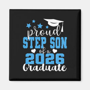Super Proud Step Son Of 2026 Graduate Graduation F Magnet